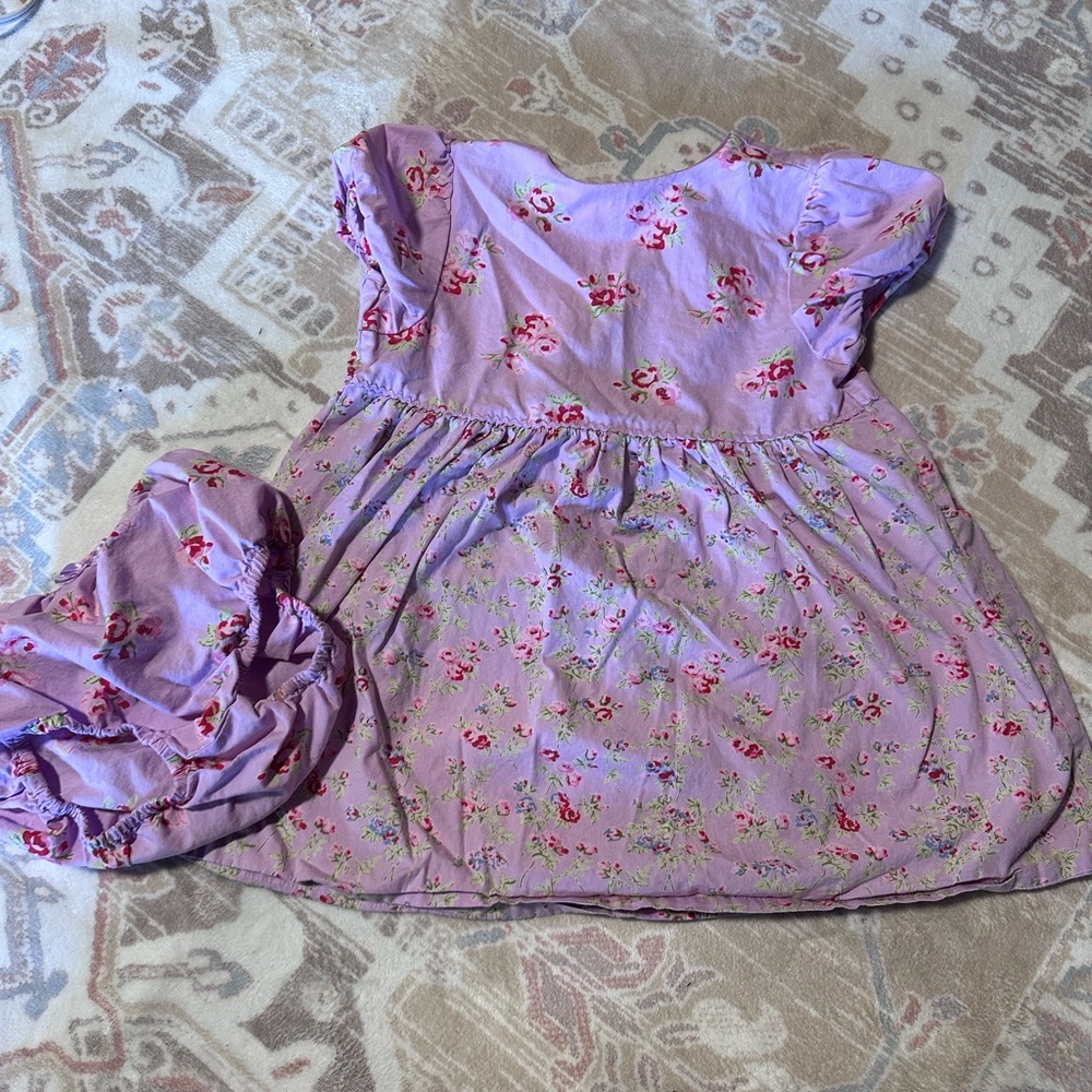 Gymboree Pink Floral Kids Formal Dress